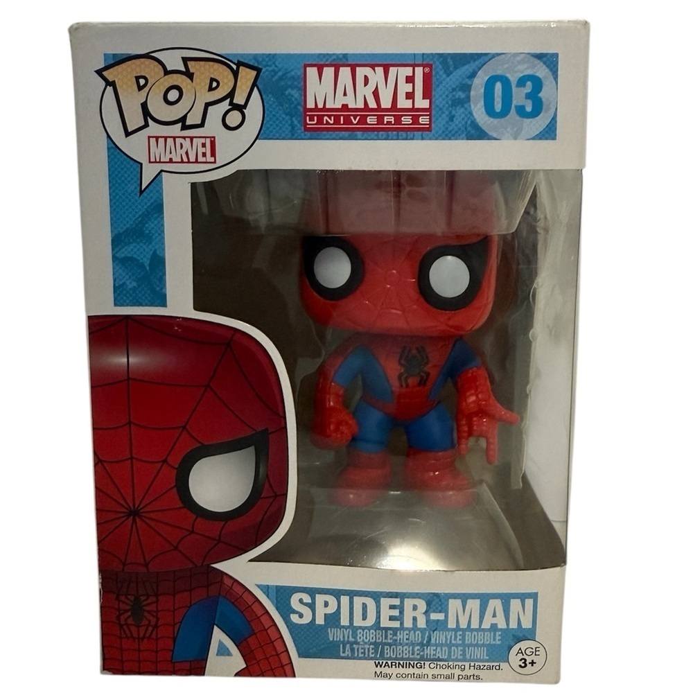 Marvel Bobblehead Spider-Man Pop! Vinyl Figure - Red and Blue